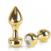 Анальная пробка FF GOLD - GOLD BUTT PLUG
