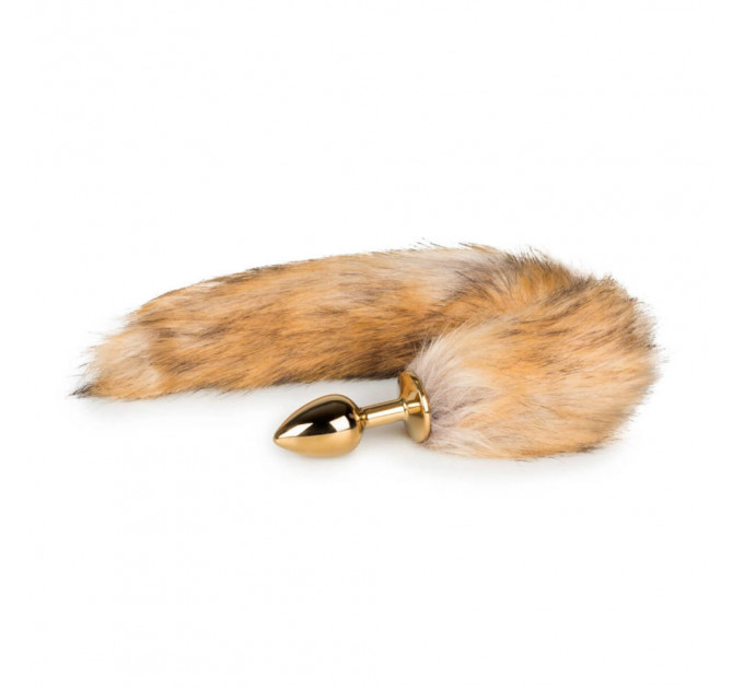 Анальная пробка с хвостиком песец S длина 40 см Fox Tail Plug Easy Toys