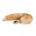 Анальная пробка с хвостиком песец S длина 40 см Fox Tail Plug Easy Toys