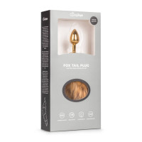 Анальна пробка з хвостиком песець S Довжина 40 см Fox Tail Plug Easy Toys