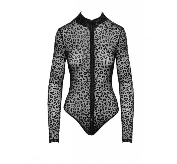 Боди сексуальное с леопардовым принтом L F287 Noir Handmade