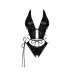 Боди виниловое Obsessive Cordellis crotchless teddy O/S