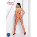 Бодистокинг крупная сетка Passion BS091 red, S/L