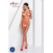 Бодистокинг крупная сетка Passion BS091 red, S/L