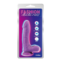 Фалоімітатор реалістичний Chisa Fashion Dude Neo Dual Density, фіолетовий