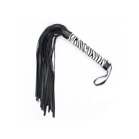 Флоггер DS Fetish Leopard flogger M black/white Флоггер DS Fetish Leopard flogger M black/white