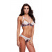 Комплект Baci Lingerie з мереживом та відкритим доступом, квітковий візерунок, S/M