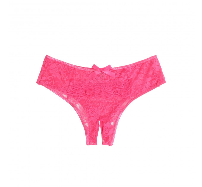 Мереживні труси з доступом Star Night, рожеві, M