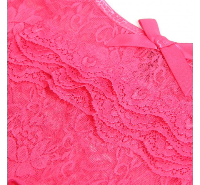 Мереживні труси з доступом Star Night, рожеві, M