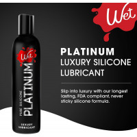 Лубрикант на силиконовой основе Wet Platinum Premium Lubricant, 124 мл