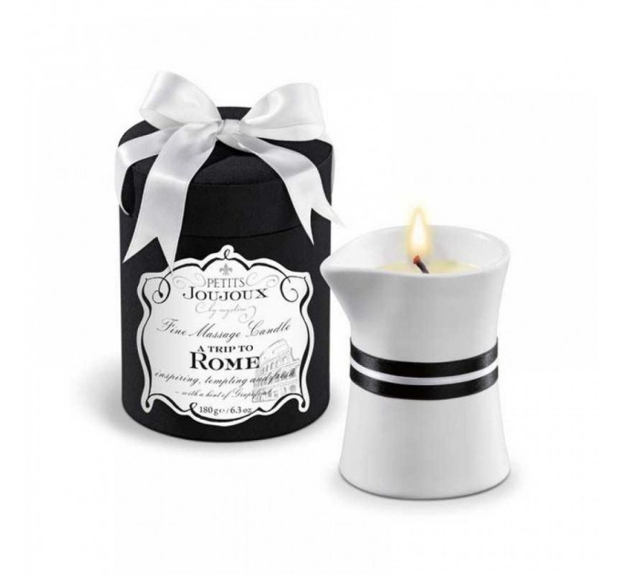 Масажна свічка "Подорож до Риму", 190 гр MASSAGE CANDLE ROME