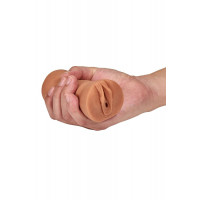 Мастурбатор реалістичний Blush M For Men Julieta з кулею, що вібрує, бежевий