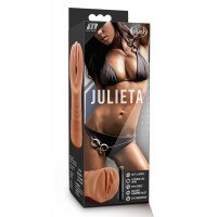 Мастурбатор реалістичний Blush M For Men Julieta з кулею, що вібрує, бежевий
