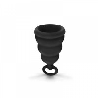 Менструальна чаша Gcup Gvibe, S, чорна, 6 х 3.5 см
