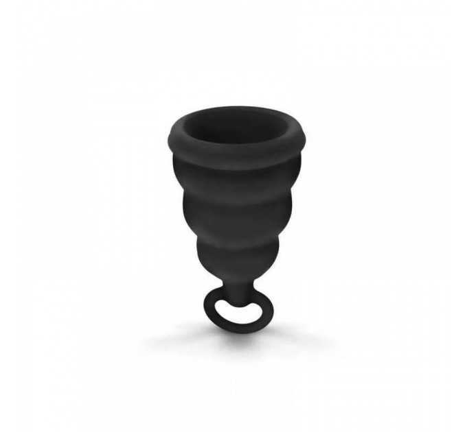Менструальная чаша Gcup Gvibe, S, черная, 6 х 3.5 см