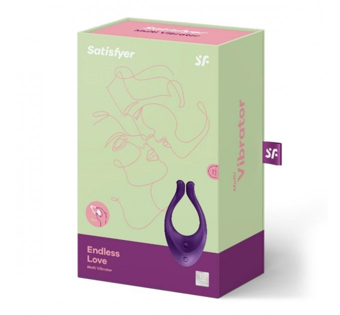 Вибратор для пар Satisfyer Endless Love многофункциональный, фиолетовый