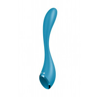 Мультивибратор SATISFYER G-Spot Flex 5+ управление телефоном, голубой