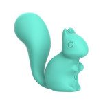 Міні-вібратор кліторальний Every Night Toys Debbie у формі білочки білий, 10 режимів вібрації