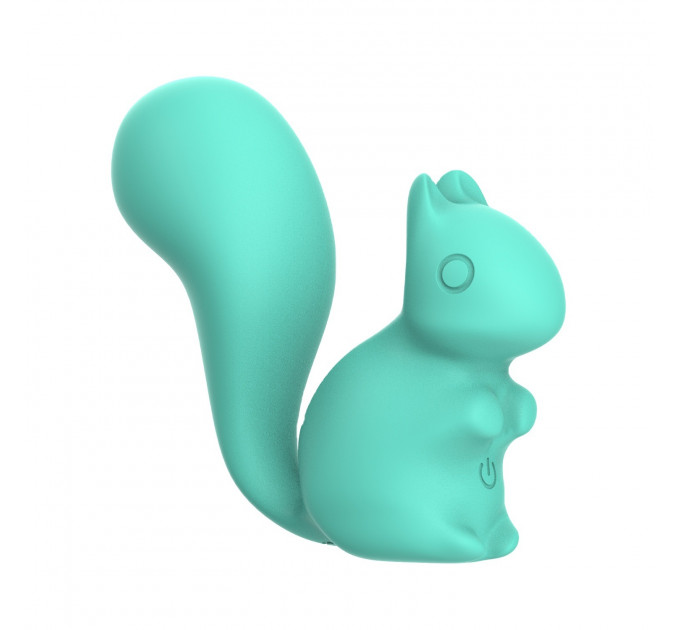 Міні-вібратор кліторальний Every Night Toys Debbie у формі білочки білий, 10 режимів вібрації