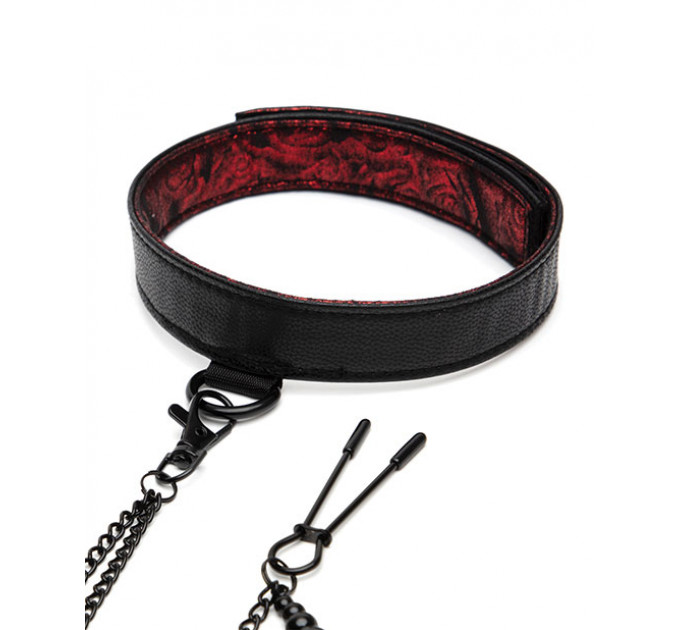 Ошейник с зажимами на соски Sweet Anticipation Fifty Shades of Grey Collar Nipp