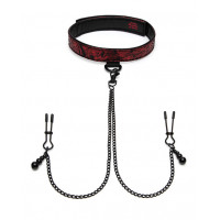 Нашийник із затискачами на соски Sweet Anticipation Fifty Shades of Grey Collar Nipp