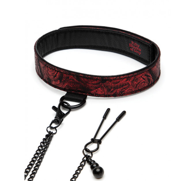 Ошейник с зажимами на соски Sweet Anticipation Fifty Shades of Grey Collar Nipp