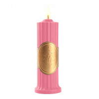 Свеча низкотемпературная розовая Low temperature wax candle 150 г
