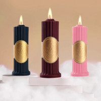 Свеча низкотемпературная розовая Low temperature wax candle 150 г