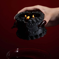 Свічка воскова UPKO Midnight Sweetie низькотемпературна, чорна, 270 гр