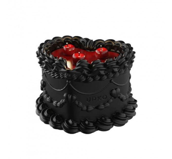 Свічка воскова UPKO Midnight Sweetie низькотемпературна, чорна, 270 гр