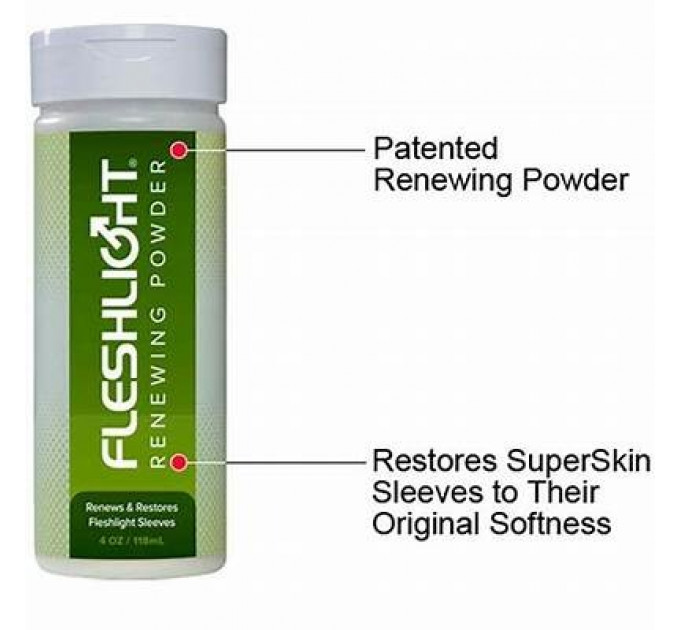 Тальк для догляду за секс іграшками Fleshlight Renewing Powder, 118 мл