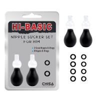 Вакуумні стимулятори для сосків Chisa Hi Basic Nipple Sucke, 2 шт.