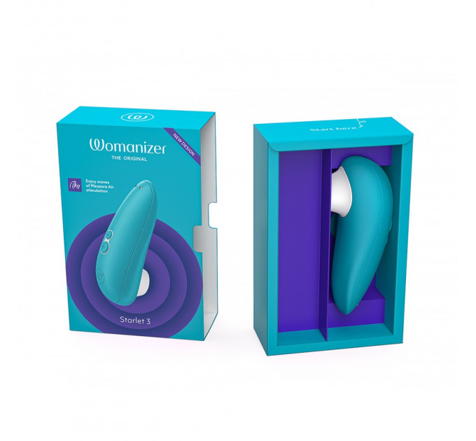 Вакуумний кліторальний стимулятор Womanizer Starlet 3 Turquoise