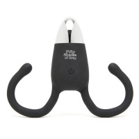 Вібратор для пар Fifty Shades of Grey з пультом керування, чорний