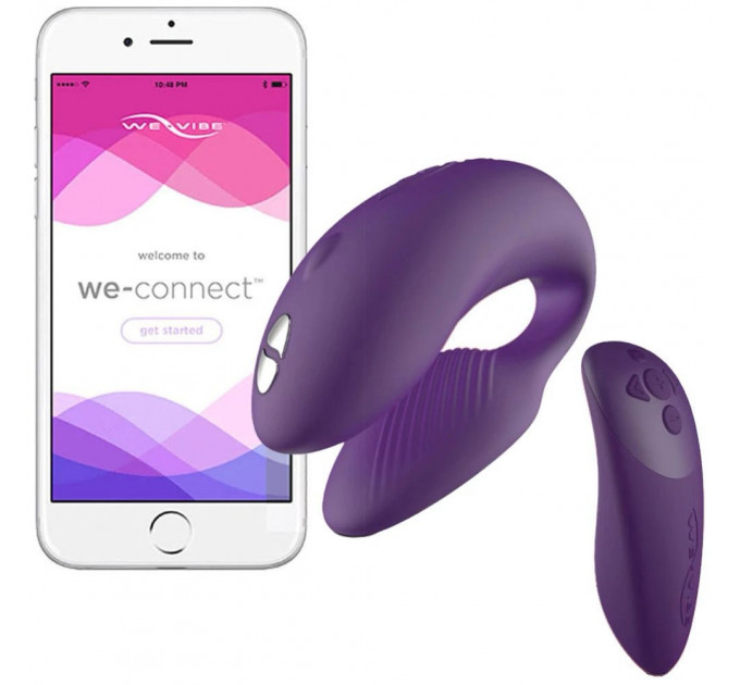 Вібромасажер для пар We-Vibe Chorus, Purple