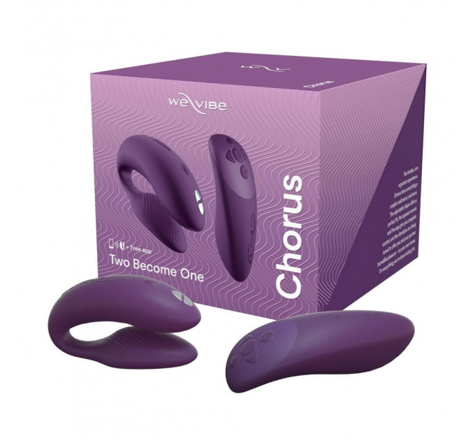 Вібромасажер для пар We-Vibe Chorus, Purple
