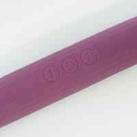 Вібратор двосторонній Sweet Em Velvet Lure, 10 режимів вібрації, фіолетовий