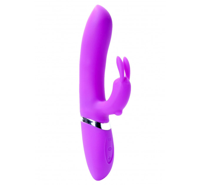Вибратор-кролик CLARA Purple 12 функций вибрации и 6 пульсаций USB