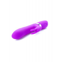 Вибратор-кролик CLARA Purple 12 функций вибрации и 6 пульсаций USB