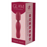 Вібратор мікрофон Dream Toys Glam Travel Wand, червоний
