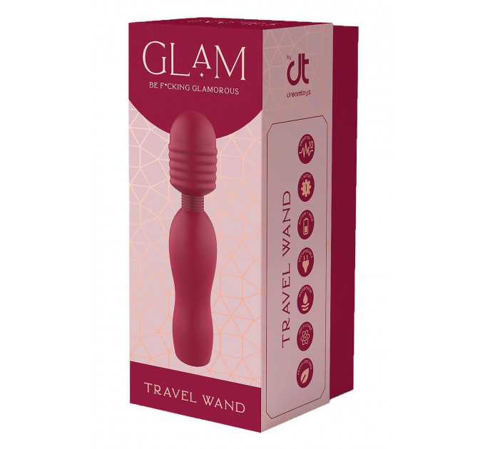 Вибратор микрофон Dream Toys Glam Travel Wand, красный