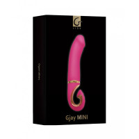 Вибратор нереалистичный Gjay Mini Gvibe, розовый, 19 см х 3.5 см
