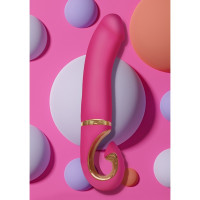Вибратор нереалистичный Gjay Mini Gvibe, розовый, 19 см х 3.5 см