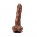 Вібратор реалістичний з пультом керування Chisa Ballsy Super Cock "JAMES DEEN 8.5" коричневий