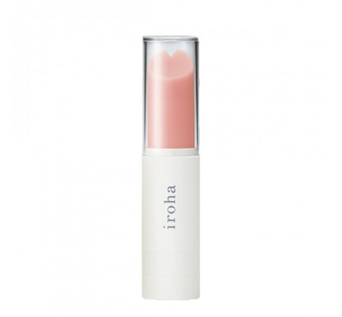 Вибропуля в виде помады Iroha Stick Tenga, медицинский силикон, розовая с белым