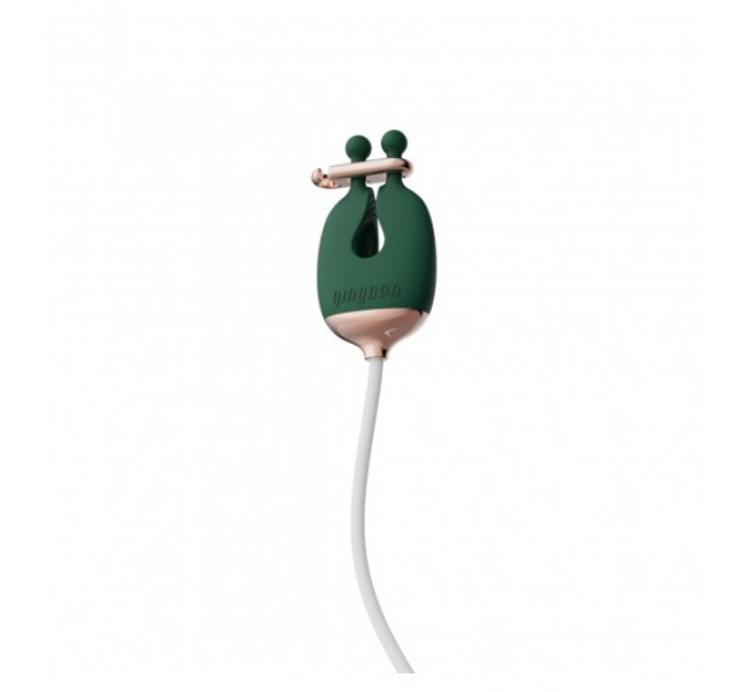 Зажимы для сосков с вибрацией Qingnan No.2 Vibrating Nipple Clamps Green