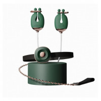 Затискачі для сосків з вібрацією Qingnan No.2 Vibrating Nipple Clamps Green
