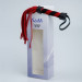 F61415 батіг із замші міні FLOGGER BLACK / RED
