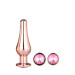 DT21875 набір анальних пробок конічної форми Dream Toys GLEAMING LOVE PLEASURE SET ROSE GOLD