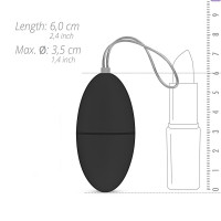 Віброяйце з пультом Easytoys Remote Control Vibrating Egg, чорний